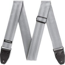 Jim Dunlop DST7001GY Deluxe Seatbelt Strap, Grey
