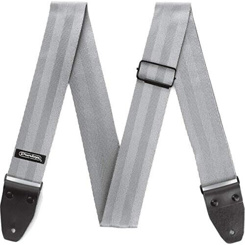 Dunlop Jim Dunlop DST7001GY Deluxe Seatbelt Strap, Grey