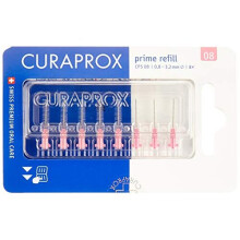 Curaprox CPS 08 Prime Refill Interdental Brushes, Pink