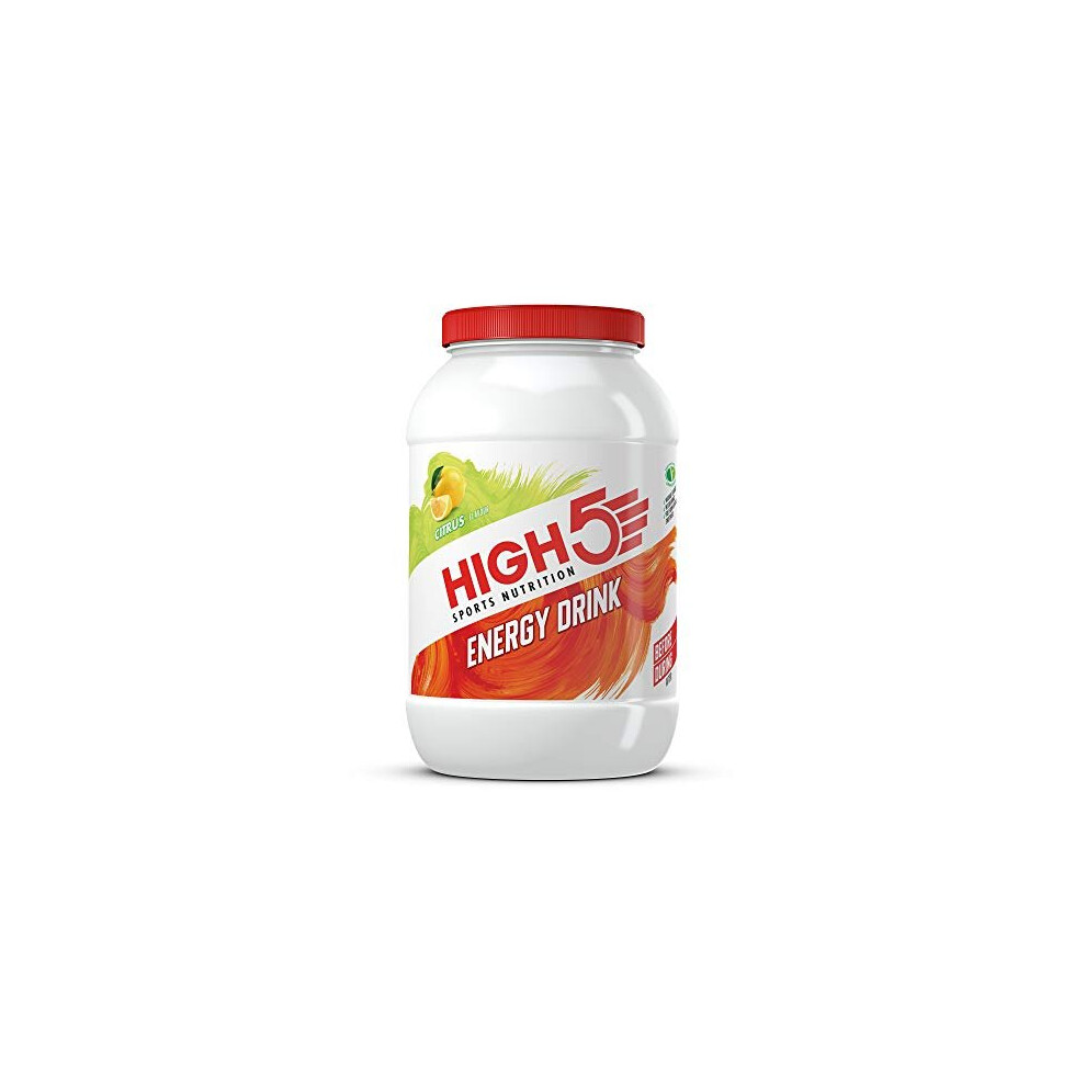 High5 Energy Hydration Drink Refreshing Mix Of Carbohydrates And Electrolytes Vegan Friendly (Citrus, 2.2Kg)