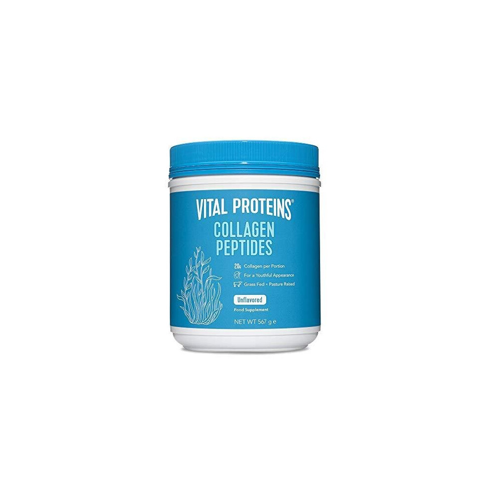 Vital Proteins Collagen Peptides Powder Supplement (Type I, III), Grass-fed Pasture-raised bovine Collagen, Hydrolyzed & Non-GMO, Dairy and Gluten F