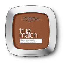 L'Oreal Paris True Match Pressed Powder Foundation, Buildable and Lightweight Matte Finish, 9N Deep Natural