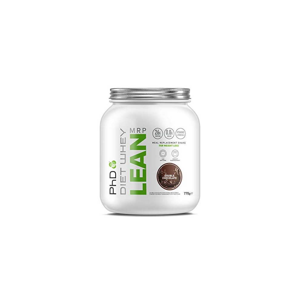 PhD Nutrition Diet Whey Lean Meal Replacement Powder, Double Chocolate