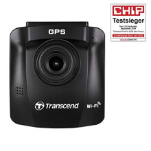 Caméra embarquée + GPS Transcend DrivePro 230Q Angle de vue horizontal=130 12 V batterie, microphone intégré, Wi-Fi,