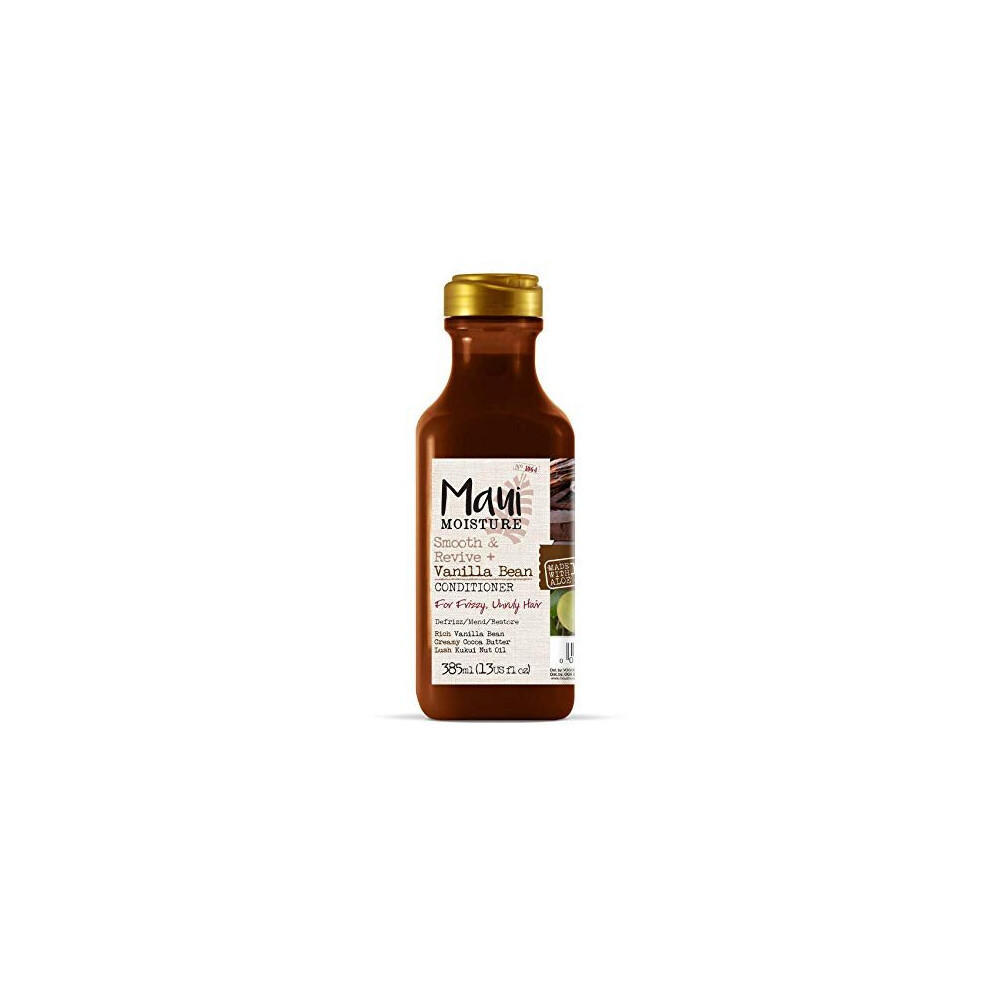 Maui Moisture Anti-Frizz Vegan Vanilla Aloe Vera Conditioner for Frizzy Hair 385 ml