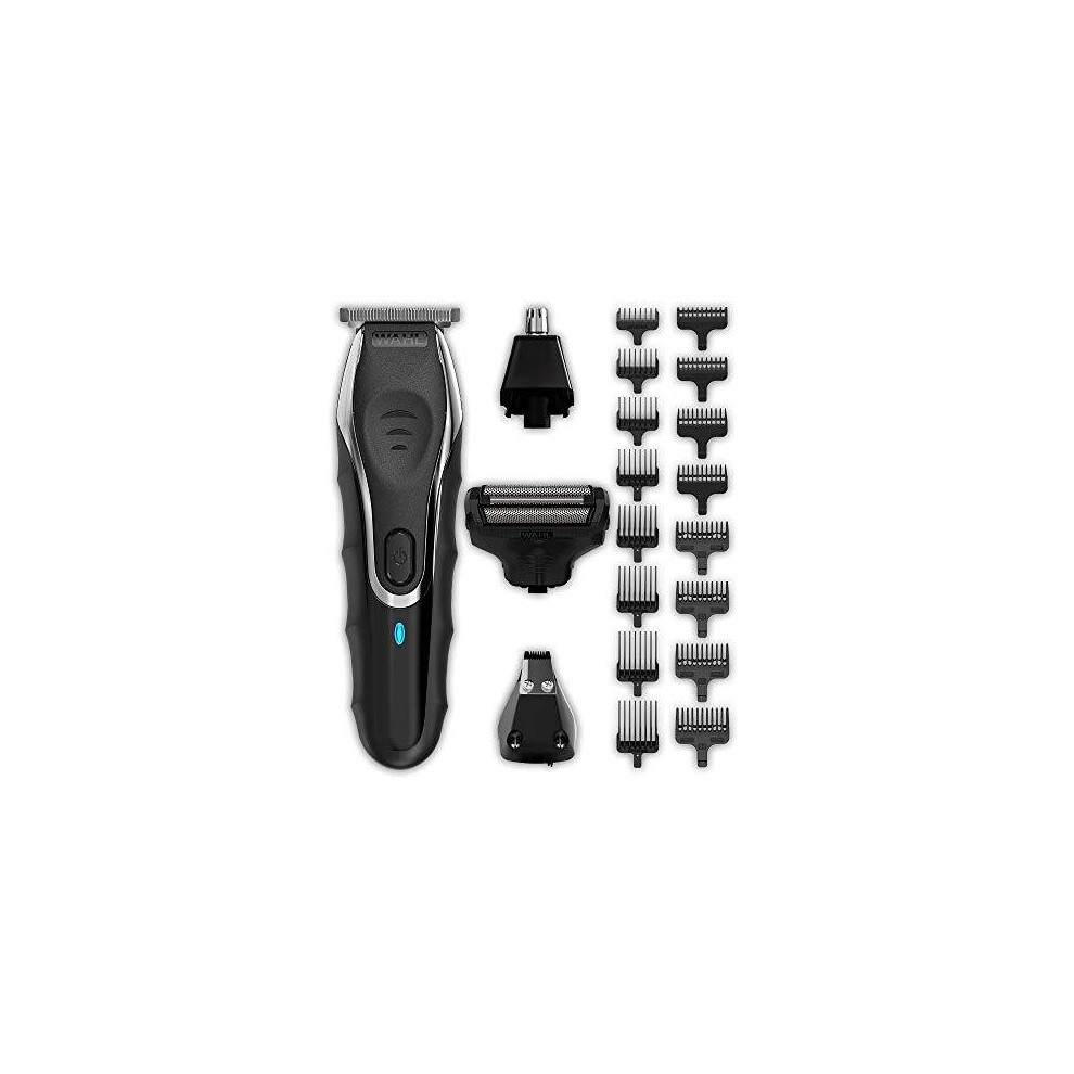 Wahl Beard Trimmer Men, Aqua Blade 20-in-1 Hair Trimmers for Men, Electric Razor/Shaver, Stubble Trimmer, Male Grooming Set, Body Trimmer for Men, F