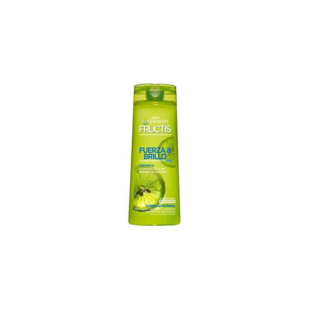 Garnier Fructis Shampoo Force and Gloss Shampoo, 2-in-1 360 ml