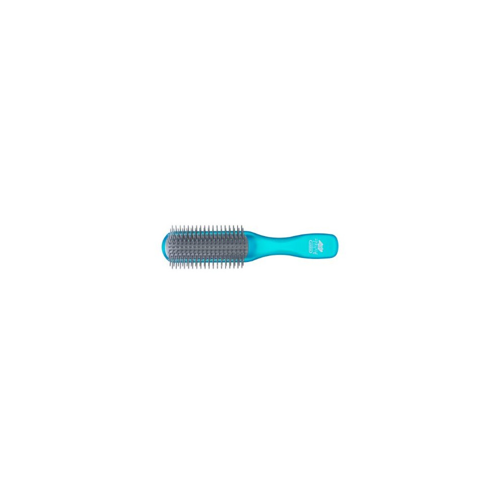 Kent AirHedz Glo Half Radial 9 Row Brush for Long and Thick Hair, Blue