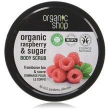 Organic Shop Body Scrub Natuurlijke frambozencr?e en suiker 250 ml