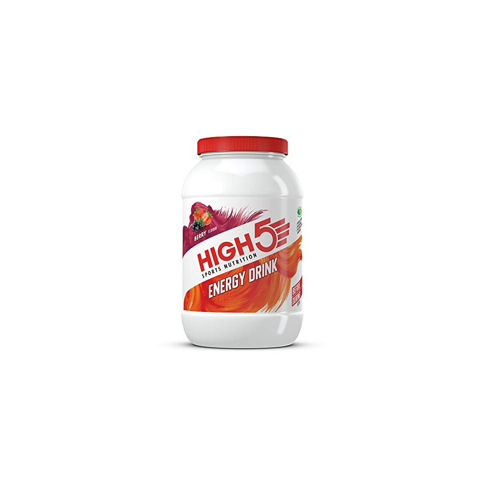 High5 Energy Hydration Drink Refreshing Mix Of Carbohydrates And Electrolytes Vegan Friendly (Berry, 2.2Kg)