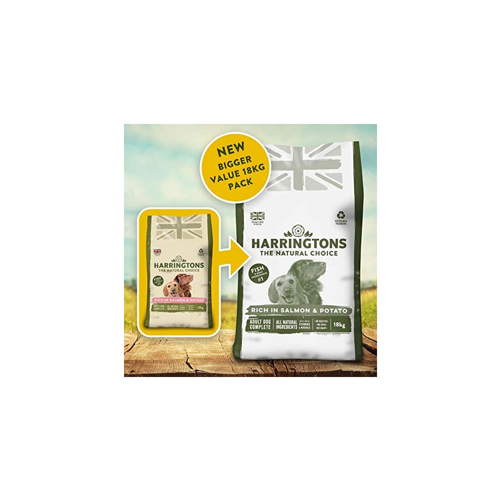Harringtons Complete & Potato Dry Dog Food 18 Kg Salmon