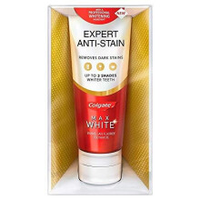 Colgate Max White Expert Anti-Stain Whitening Toothpaste, 75ml