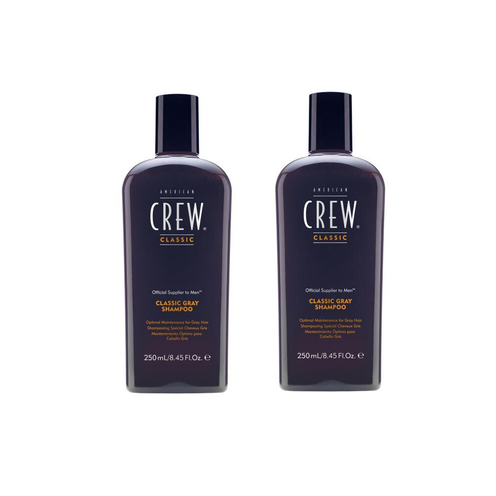 American Crew Gray Shampoo 250ml x2