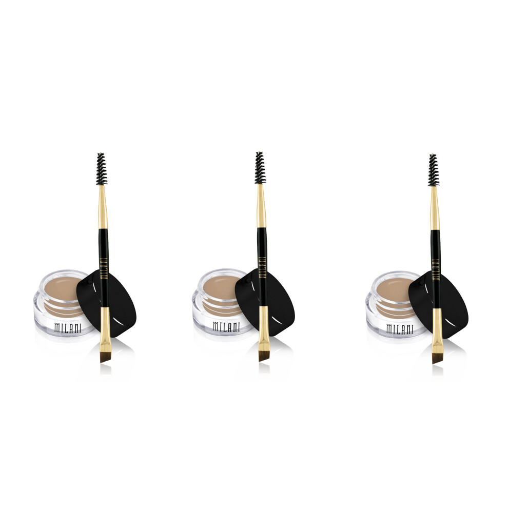 Milani Stay Put Brow Colour Natural Taupe 2.6g x3