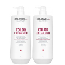 Goldwell Dualsenses Color Extra Rich Shampoo 1000ml and Conditioner 1000ml