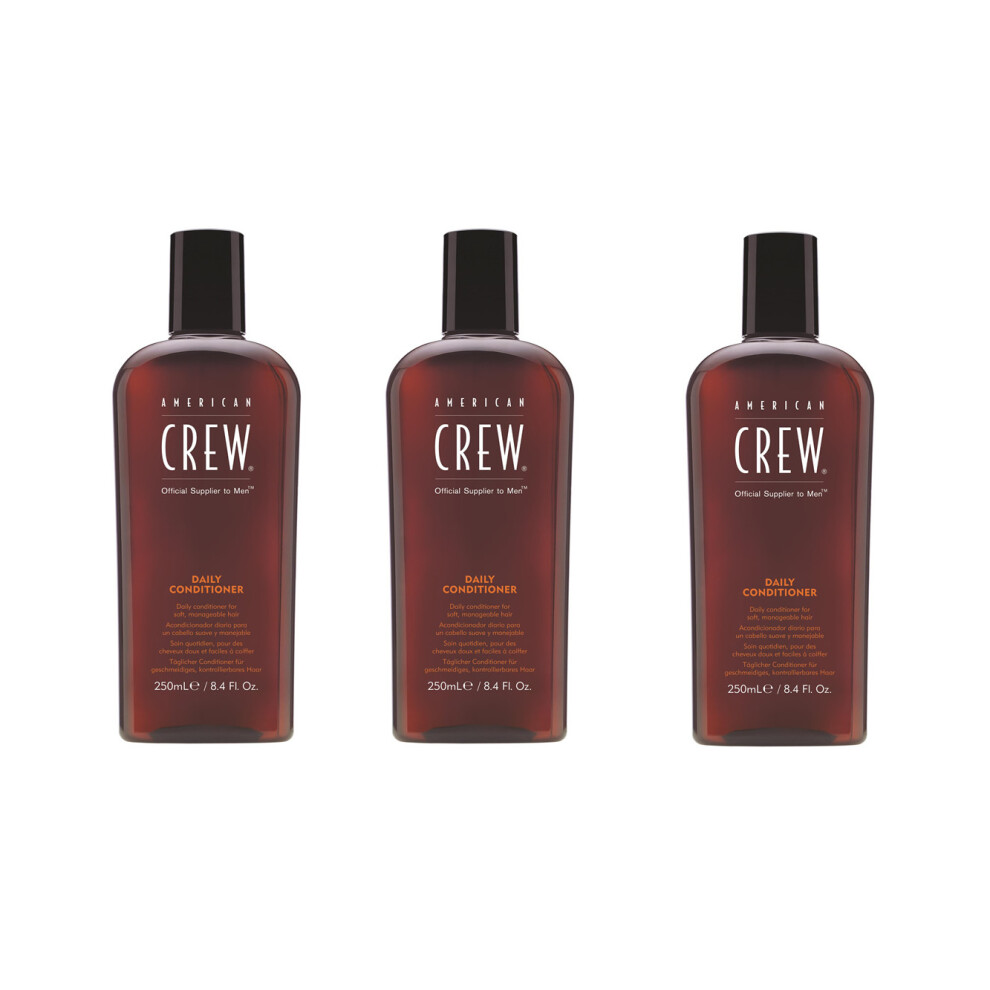 American Crew Daily Conditioner 250ml x3