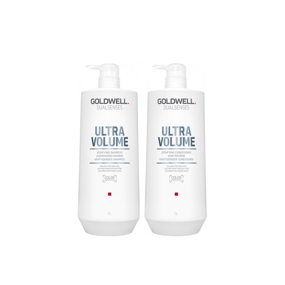 Goldwell Dualsenses Ultra Volume Shampoo 1000ml and Conditioner 1000ml