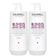 Goldwell Dualsenses Blondes & Highlights A-Y Shampoo 1000ml and Conditioner 1000ml