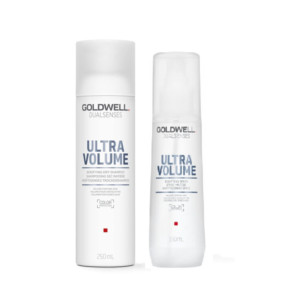Goldwell Dualsenses Ultra Volume Dry Shampoo 150ml and Spray 150ml