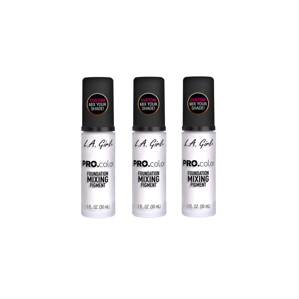 L.A. Girl Pro Color Foundation Mixing Pigment White 30ml x3