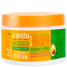 Crema hidratante para rizos - CANTU - Aguacate - 340 g - Cabello rizado - Mixto