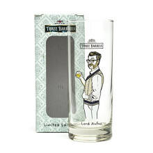 3 Barrels Brandy Lord Rufus Glass Official Branded New Boxed Brew
