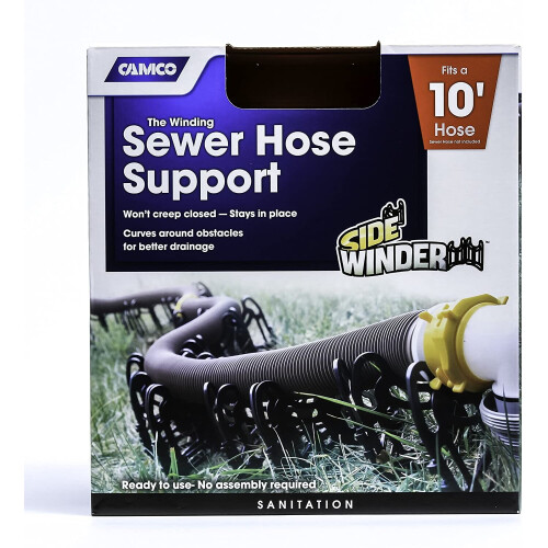 Camco 43031 10ft Sidewinder RV Sewer Hose Support 1