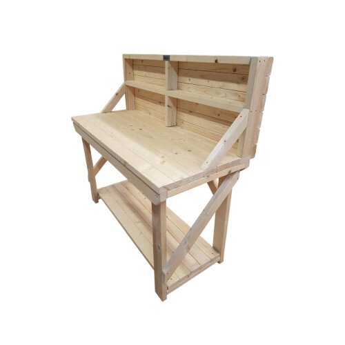 (5ft, Standard Legs) Acorn Wooden Workbench With Back Panel 2