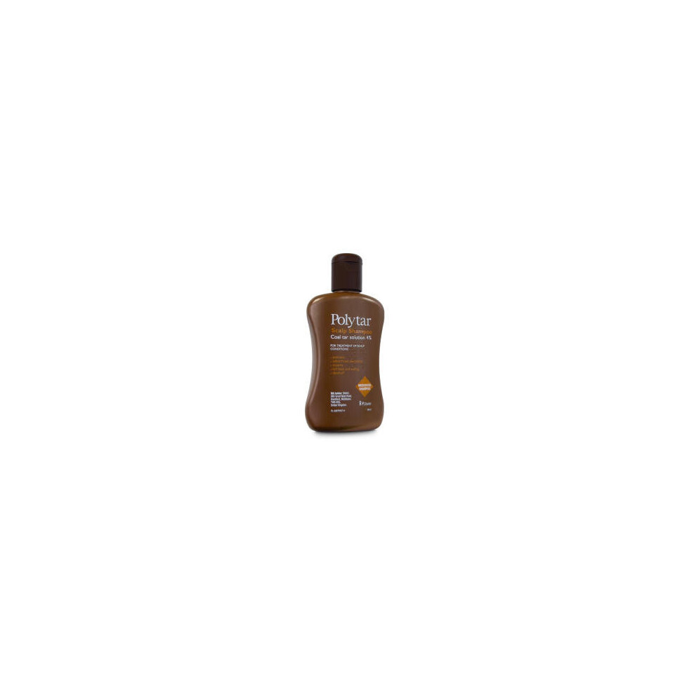 Polytar Tar Shampoo 250Ml Pack Of 2 – For Psoriasis, Dandruff, Seborrhoeic Dermatitis & Itchy Scalp Coal