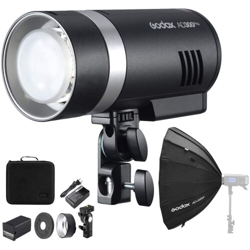 Godox Godox AD300 Pro with AD-S85 White Softbox