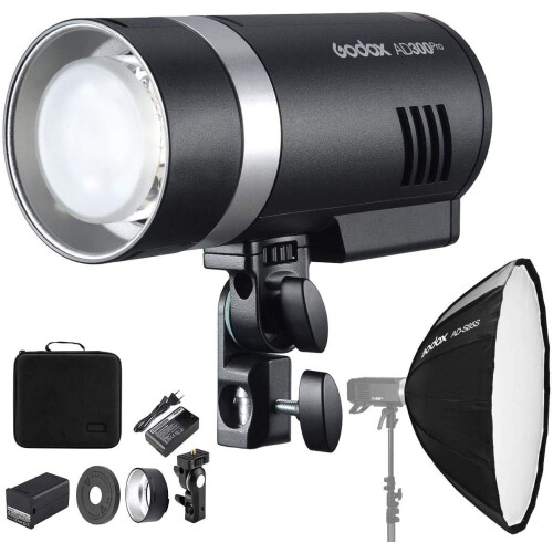 Godox Godox AD300 Pro with AD-S85 Silver Softbox
