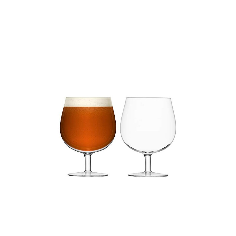 LSA International BR33 Bar Craft Beer Glass 550ml Clear x 2