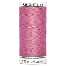 Gutermann Sew All Polyester Thread, 250Mtr, Begonia Pink (0889)