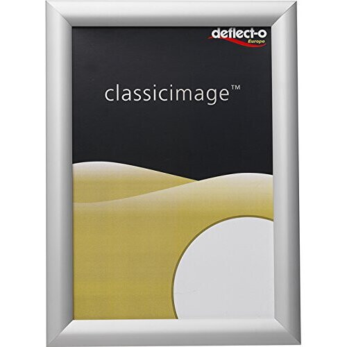 Deflecto SFA4S A4 Wall Snap Frame/Poster Holder - Silver