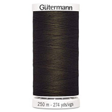 Gutermann Sew All Polyester Thread, 250Mtr, Hickory (0406)