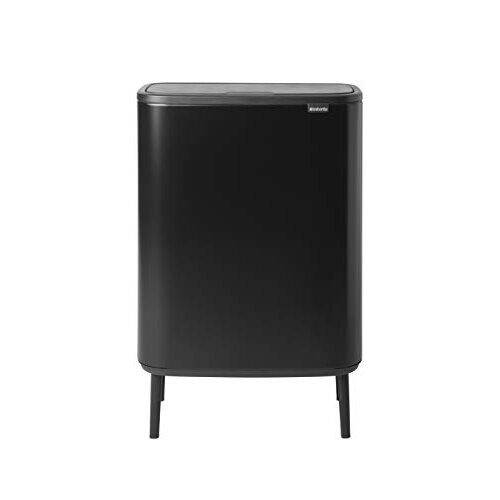 Brabantia Κάδος Brabantia Bo Touch Hi Recycling 2x30 λίτρα, Μαύρο ματ