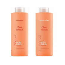 Wella INVIGO Nutri-Enrich Deep Nourishing Shampoo 1000ml and Conditioner 1000ml