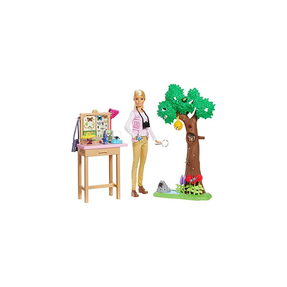 Barbie GDM49 Entomologist Doll and Playset, Multicolour