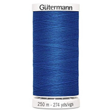 Gutermann Sew All Polyester Thread, 250Mtr, Lapis Blue (0322)