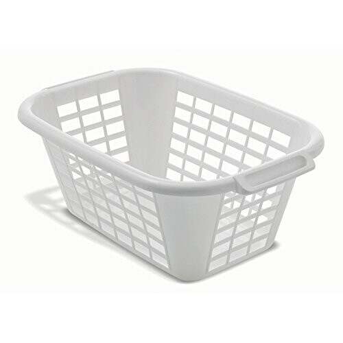 Addis Addis Rectangular Laundry Basket in White