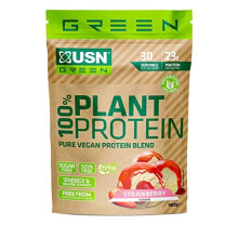 USN 100 Percent Pure Plant Protein Strawberry: 100% Vegan Whey Protein, Sugar Free Plant Protein Shake