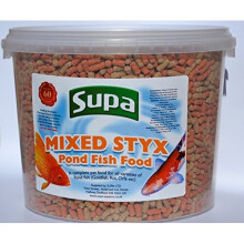Supa Mixed Koi and Pond Sticks Fish Food, 3 Litre Bucket | Premium Quality Pond Fish Food Offering A Nutritionally Balanced Diet