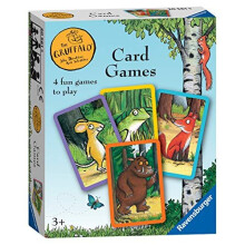Ravensburger 20561 Gruffalo-Card Game for Kids Age 3 Years and Up-Play 4 Exciting Favourites Snap, Happy Families, Swap or Pairs - Jigsaw Puzzle