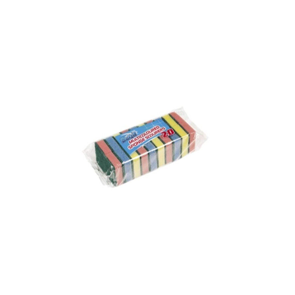 Duzzit Pack Of 20 Sponge Scourer Washing Up Sponges