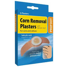 Profoot Corn Removal Plaster - corn caps - 2 packs of 6