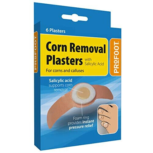 Profoot Corn Removal Plaster - corn caps - 2 packs of 6
