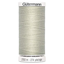 Gutermann Sew All Polyester Thread, 250Mtr, Milk White (0299)
