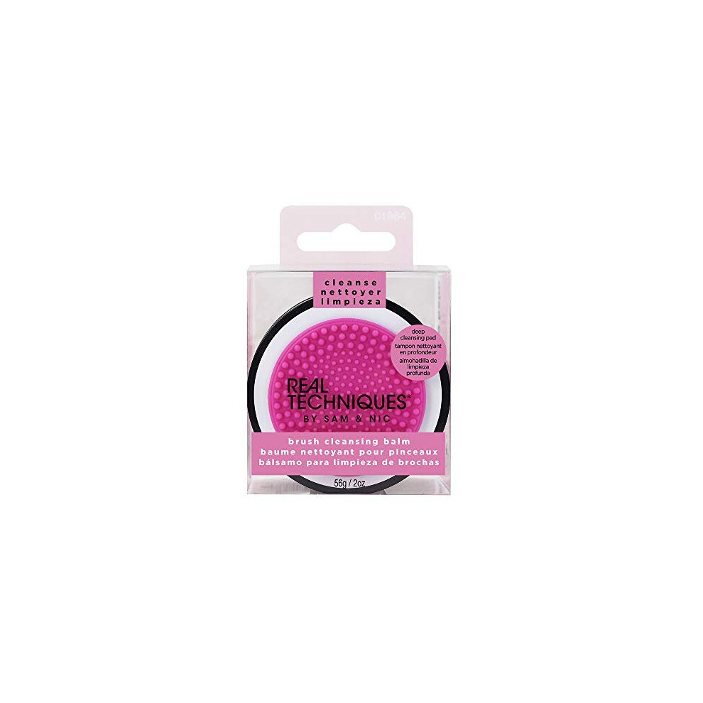 Real Techniques Brush Cleansing Balm with Deep Cleansing Pad for Makeup Brush Care