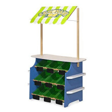 Melissa & Doug Grocery Store / Lemonade Stand | Pretend Play Toy | Large Playset | 3+ | Gift for Boy or Girl