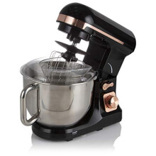 Tower T12033 Stand Mixer with 6 Speeds and Pulse Setting, Removable 5 Litre Stainless Steel Mixing Bowl, Includes Beater, Dough Hook and Whisk, 1000 W